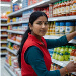 dubai supermarket lady